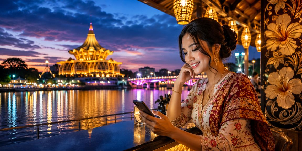 Pengguna Kuching mengakses platform kasino mudah alih 52100 dengan privasi terjamin