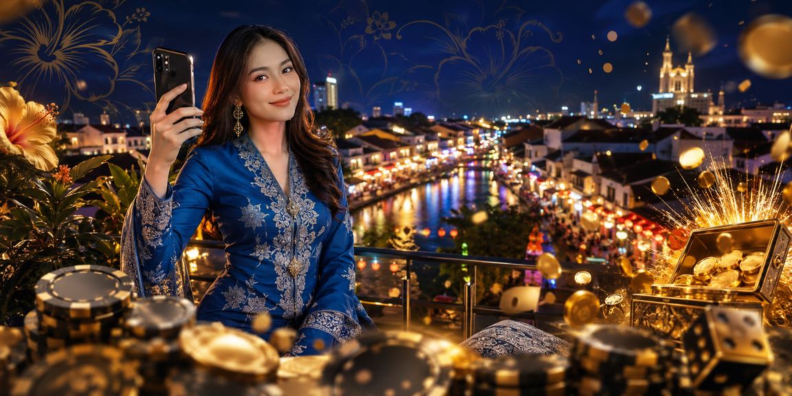 Pengguna wanita Malaysia bermain kasino langsung melalui mudah alih di Melaka